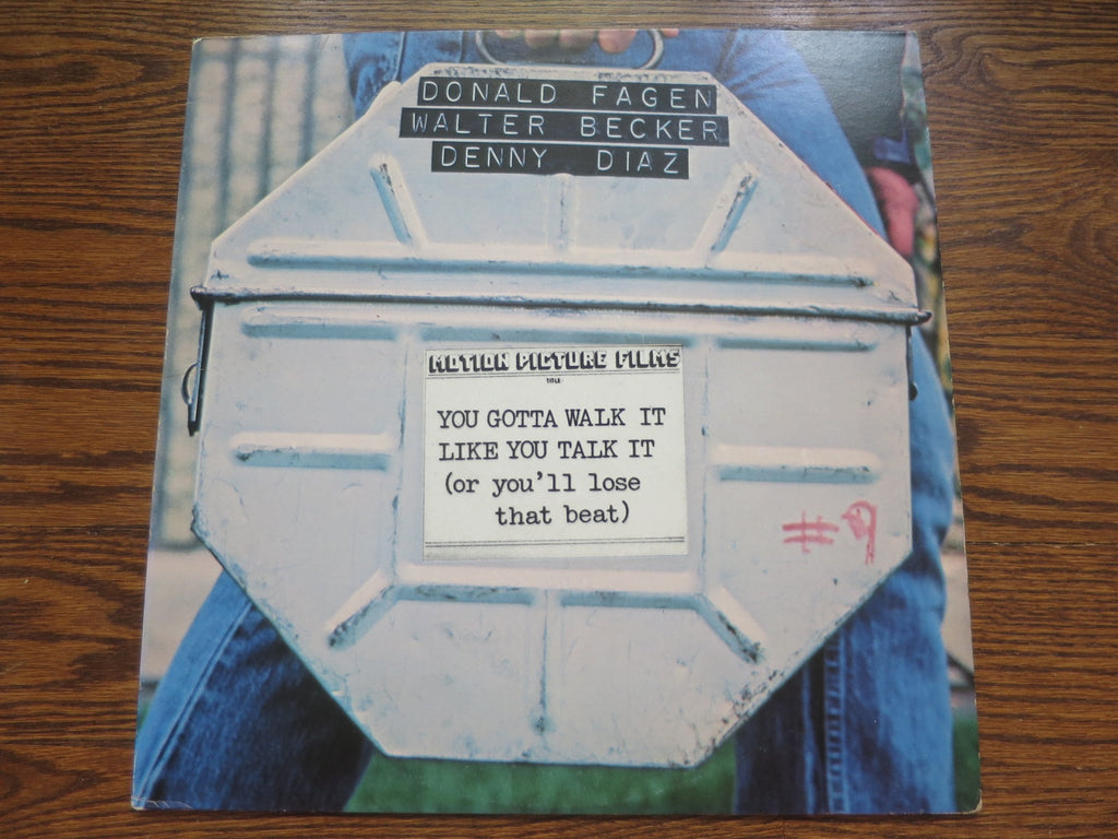 Donald Fagen, Walter Becker, Denny Diaz - You Gotta Walk It Like You Talk It (or You'll Lose That Beat) - LP UK Vinyl Album Record Cover