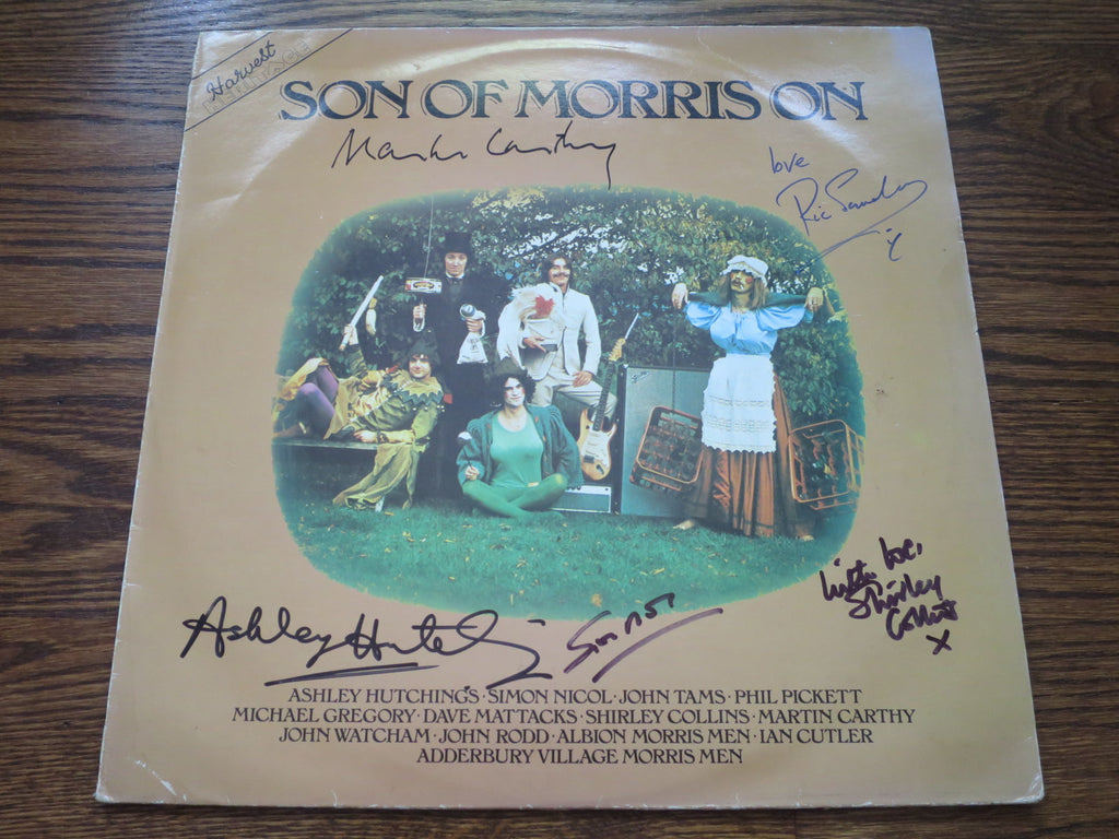 Various Artists - Som Of Morris On (signed by Hutchings, Nicol, Carthy, Collins) - LP UK Vinyl Album Record Cover