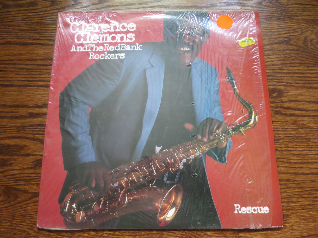 Clarence Clemons And The Red Bank Rockers - Rescue - LP UK Vinyl Album Record Cover