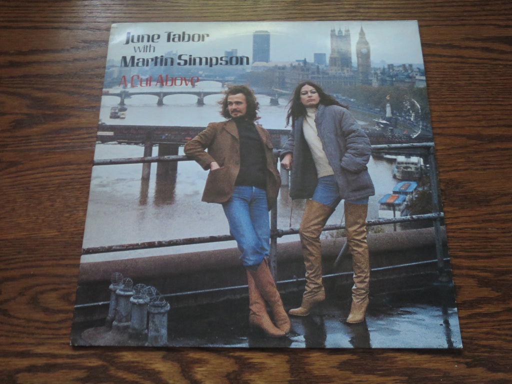 June Tabor with Martin Simpson - A Cut Above - LP UK Vinyl Album Record Cover