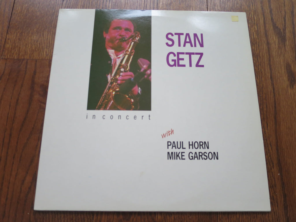 Stan Getz - In Concert with Paul Horn & Mike Garson - LP UK Vinyl Album Record Cover