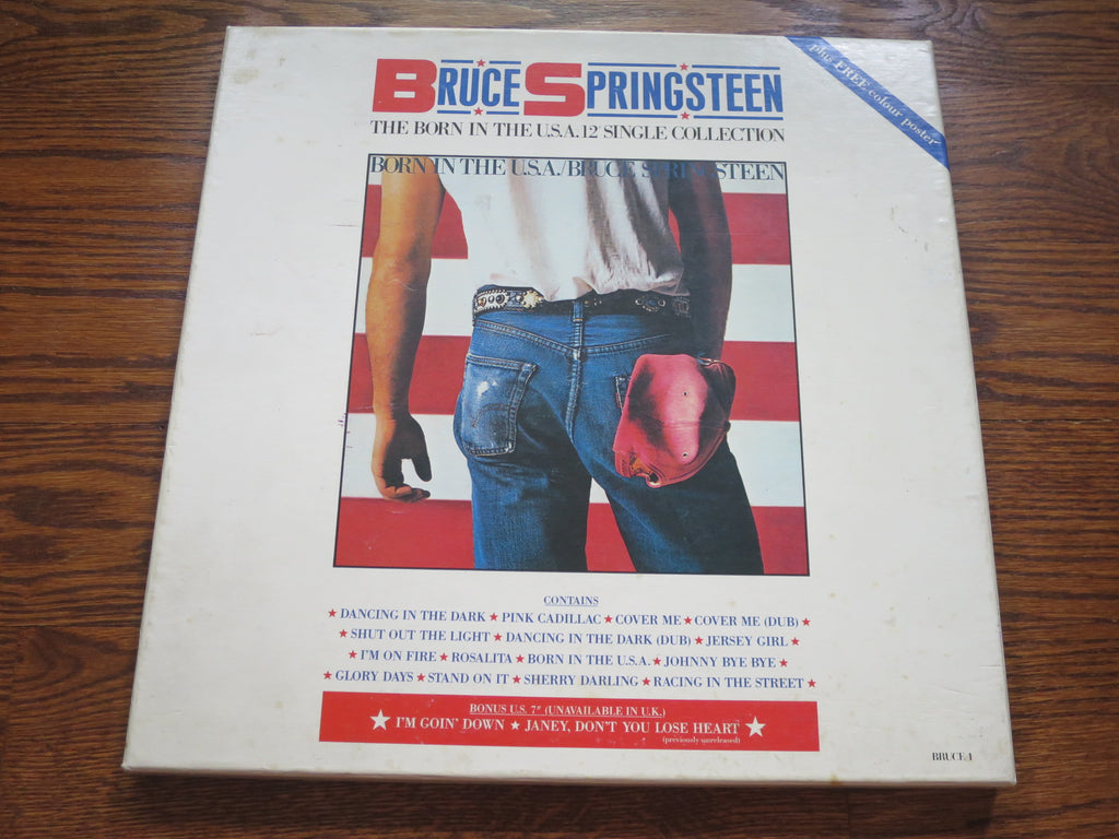 Bruce Springsteen - The Born In The U.S.A. 12 Single Collection - LP UK Vinyl Album Record Cover