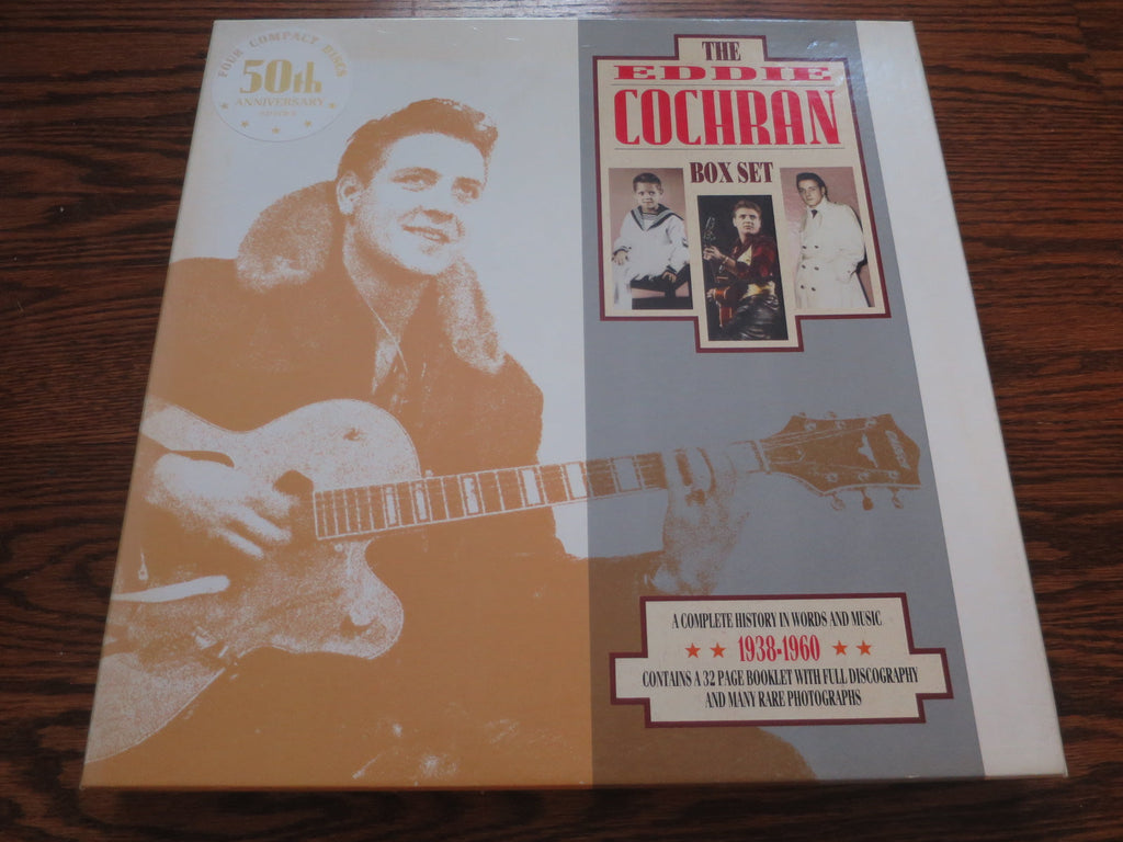 Eddie Cochran - The Eddie Cochran Box Set (CD EDITION) - LP UK Vinyl Album Record Cover