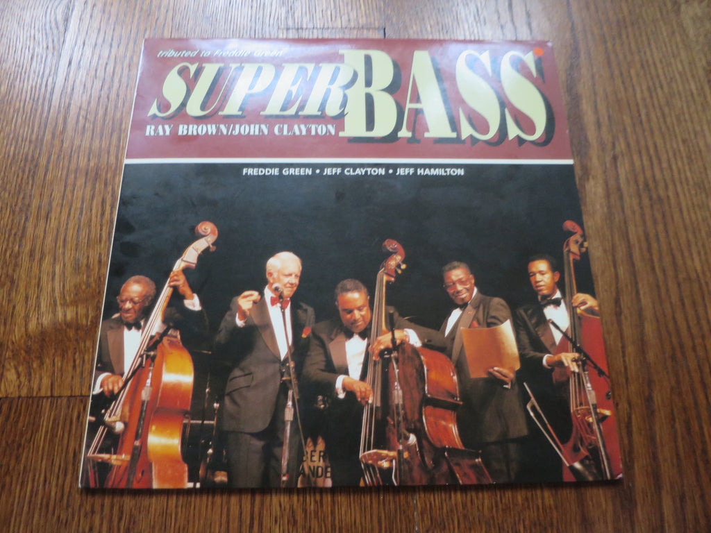 Ray Brown and John Clayton - Super Bass (audiophile) - LP UK Vinyl Album Record Cover