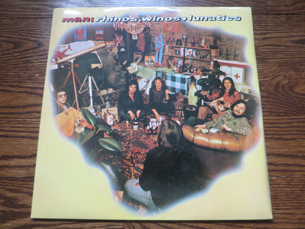 Man - Rhinos, Winos + Lunatics - LP UK Vinyl Album Record Cover