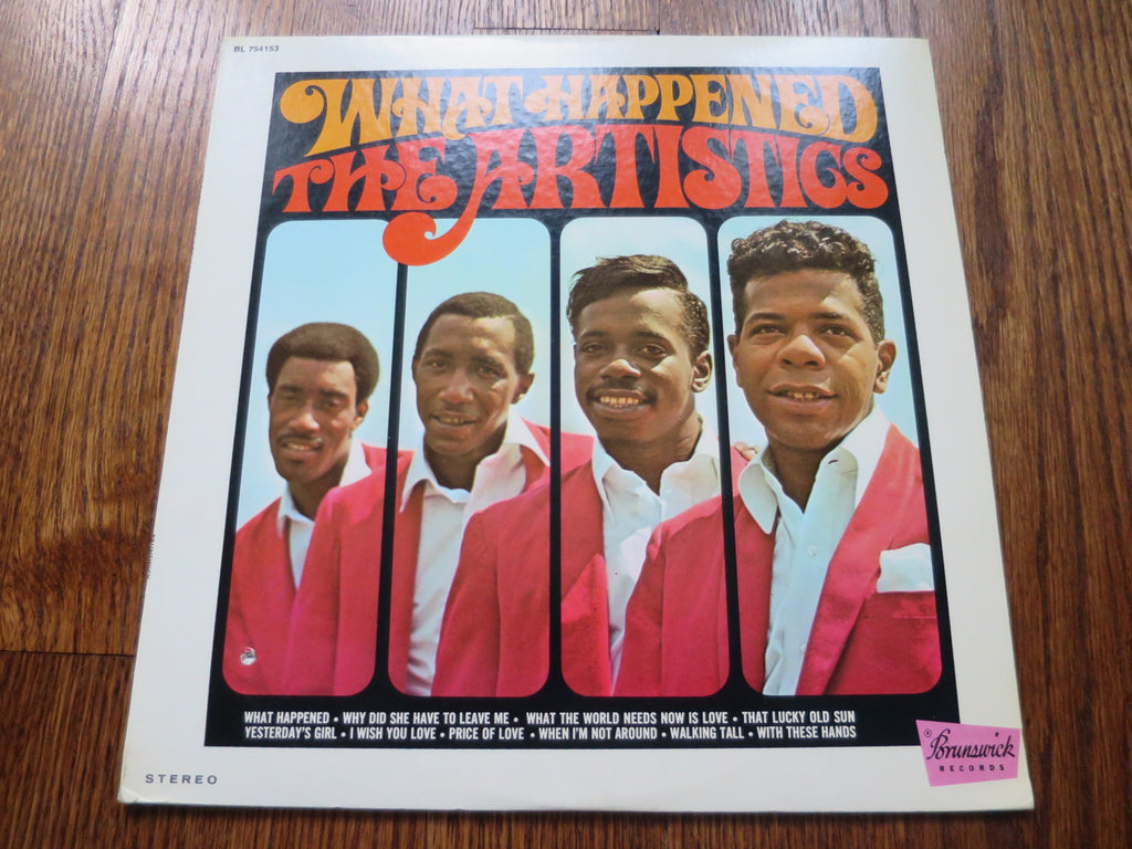The Artistics - What Happened - LP UK Vinyl Album Record Cover