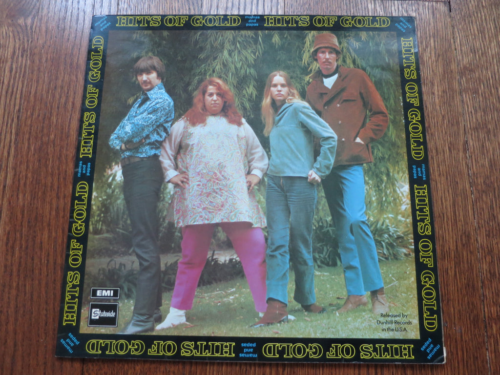 The Mamas and The Papas - Hits Of Gold - LP UK Vinyl Album Record Cover
