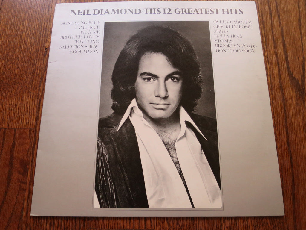 Neil Diamond - His 12 Greatest Hits - LP UK Vinyl Album Record Cover