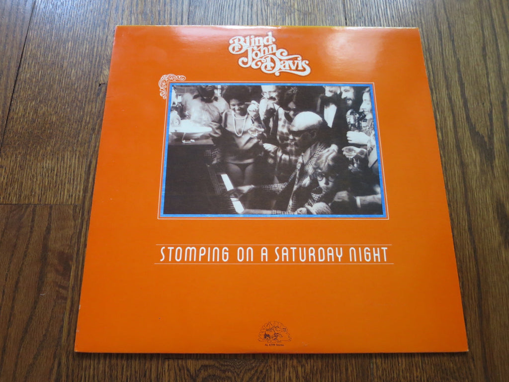 Blind John Davis - Stomping On A Saturday Night - LP UK Vinyl Album Record Cover