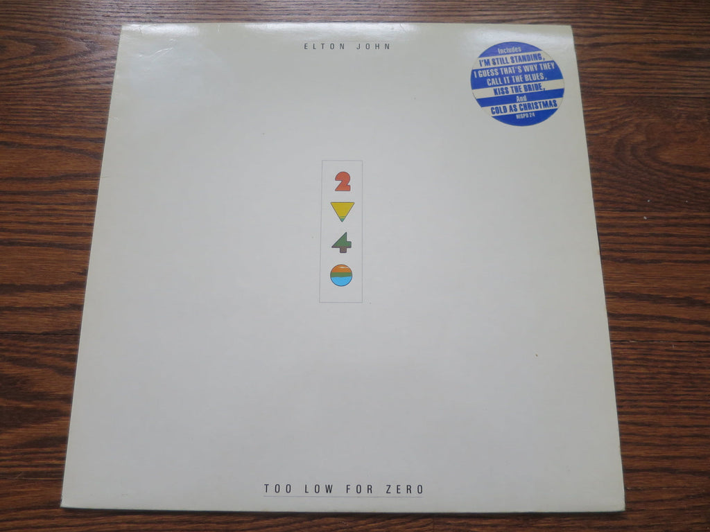 Elton John - Too Low For Zero 2two - LP UK Vinyl Album Record Cover