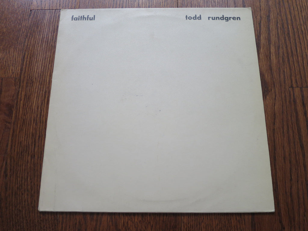Todd Rundgren - Faithful - LP UK Vinyl Album Record Cover
