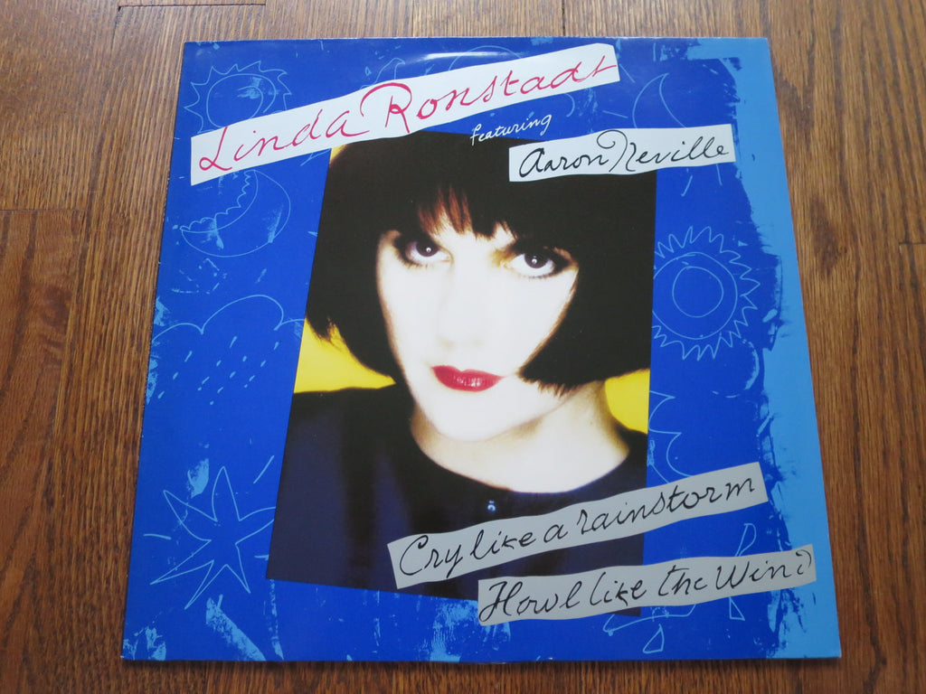 Linda Ronstadt featuring Aaron Neville - Cry Like A Rainstorm -Howl Like The Wind 2two - LP UK Vinyl Album Record Cover