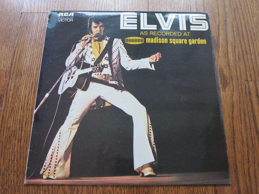 Elvis Presley - Madison Square Garden - LP UK Vinyl Album Record Cover