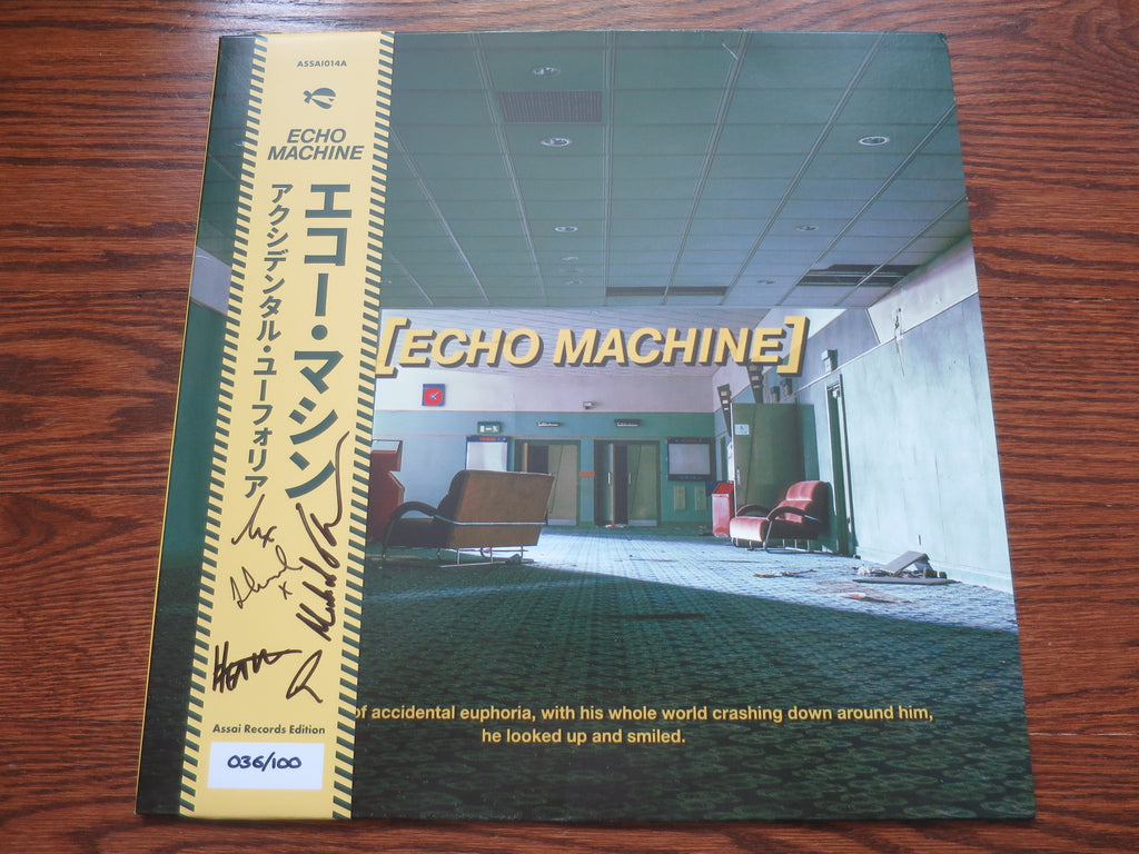 Echo Machine - Echo Machine (signed) - LP UK Vinyl Album Record Cover