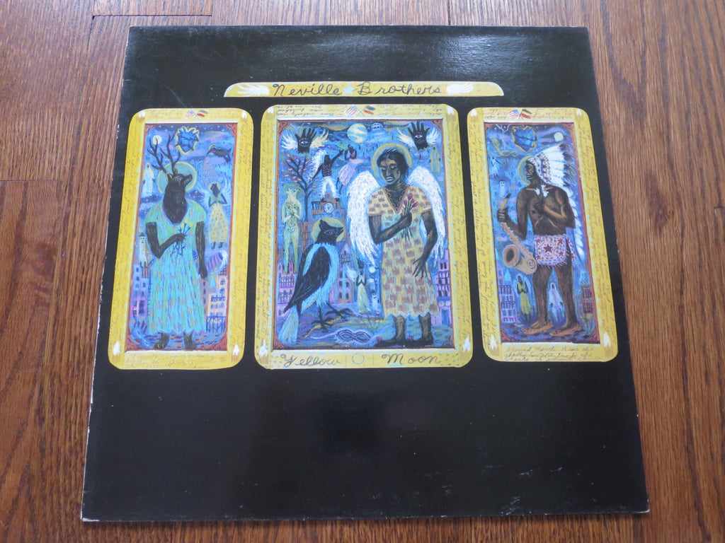 Neville Brothers - Yellow Moon - LP UK Vinyl Album Record Cover