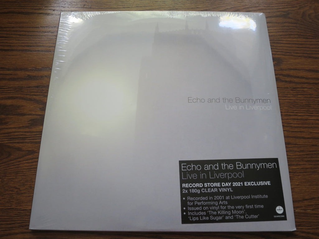 Echo And The Bunnymen - Live In Liverpool - LP UK Vinyl Album Record Cover