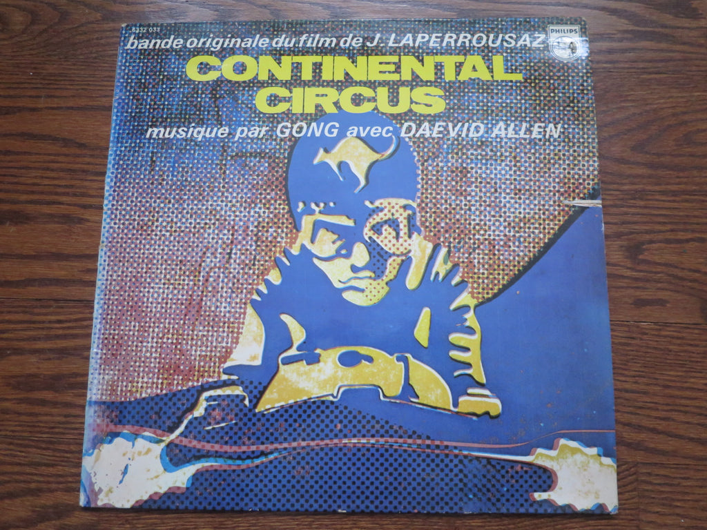Gong avec Daevid Allen - Continental Circus - LP UK Vinyl Album Record Cover