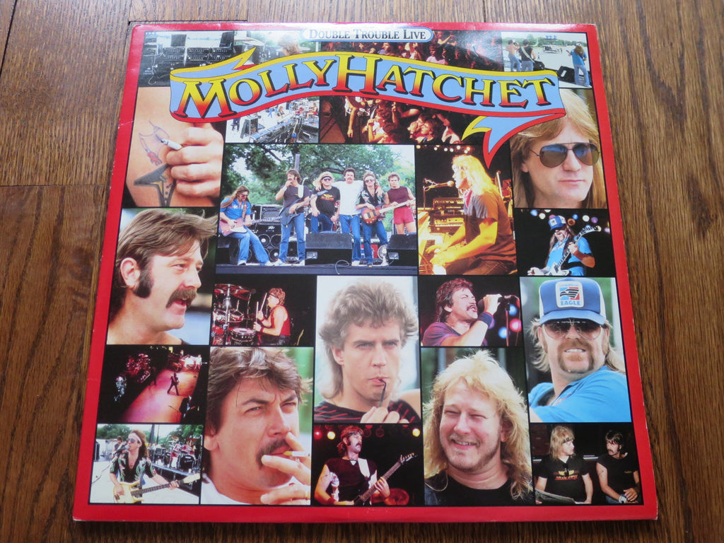 Molly Hatchet - Double Trouble Live - LP UK Vinyl Album Record Cover