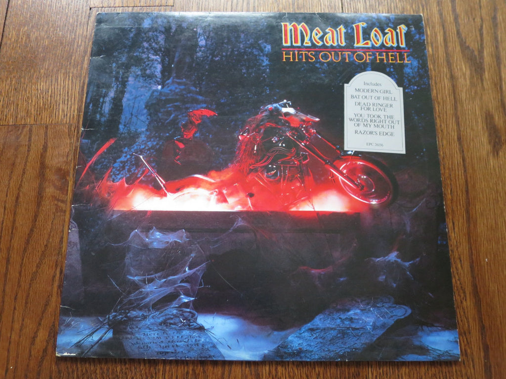 Meat Loaf - Hits Out Of Hell - LP UK Vinyl Album Record Cover