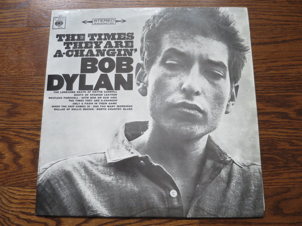 Bob Dylan - The Times They Are A-Changin' - LP UK Vinyl Album Record Cover