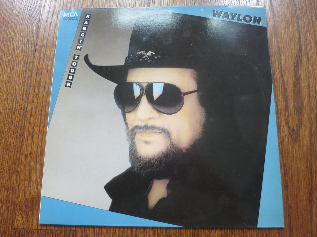 Waylon Jennings - Hangin' Tough - LP UK Vinyl Album Record Cover