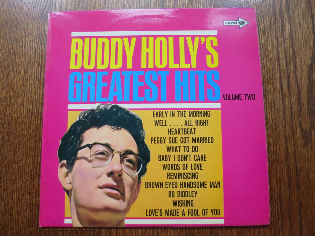 Buddy Holly - Greatest Hits Volume Two - LP UK Vinyl Album Record Cover