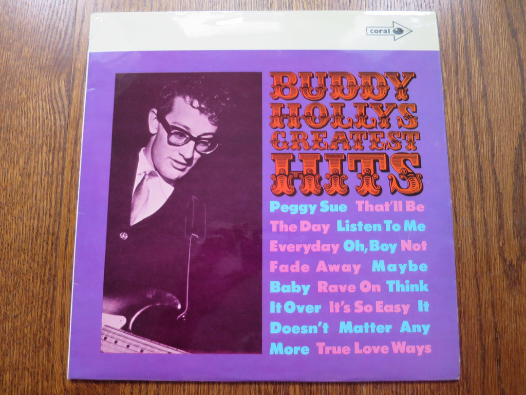 Buddy Holly - Greatest Hits - LP UK Vinyl Album Record Cover