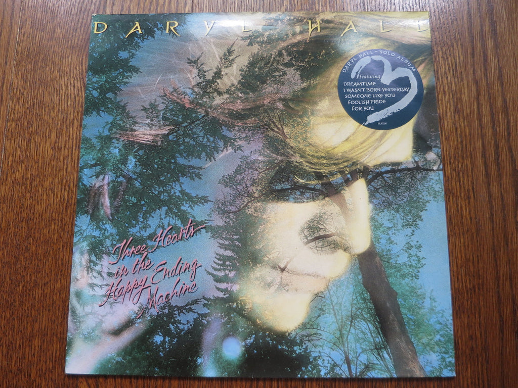 Daryl Hall - Three Hearts In The Happy Ending Machine - LP UK Vinyl Album Record Cover