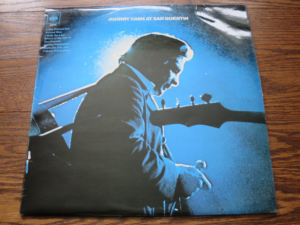 Johnny Cash - At San Quentin - LP UK Vinyl Album Record Cover