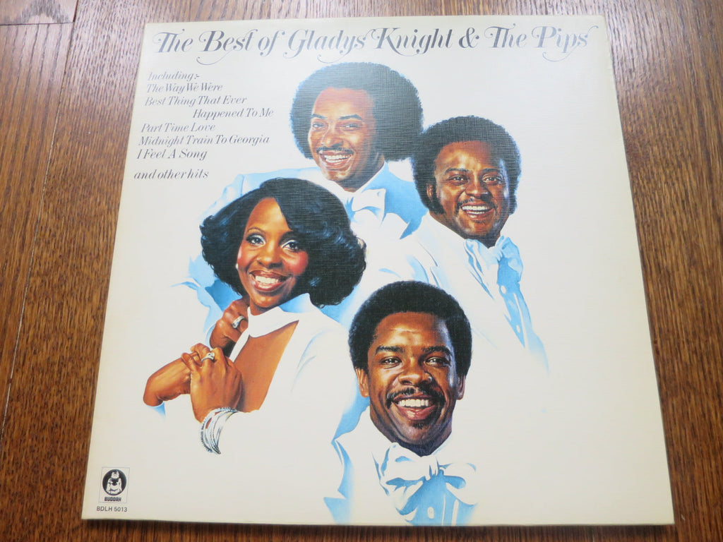 Gladys Knight And The Pips - The Best Of - LP UK Vinyl Album Record Label Closeup