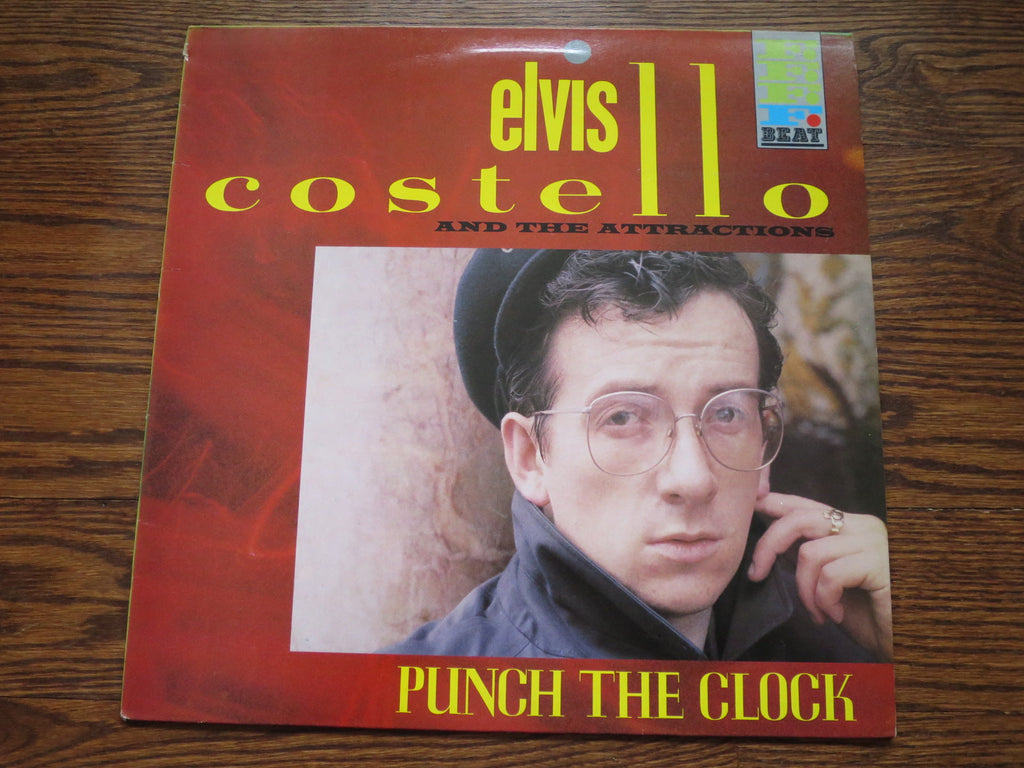 Elvis Costello & The Attractions - Punch The Clock - LP UK Vinyl Album Record Cover