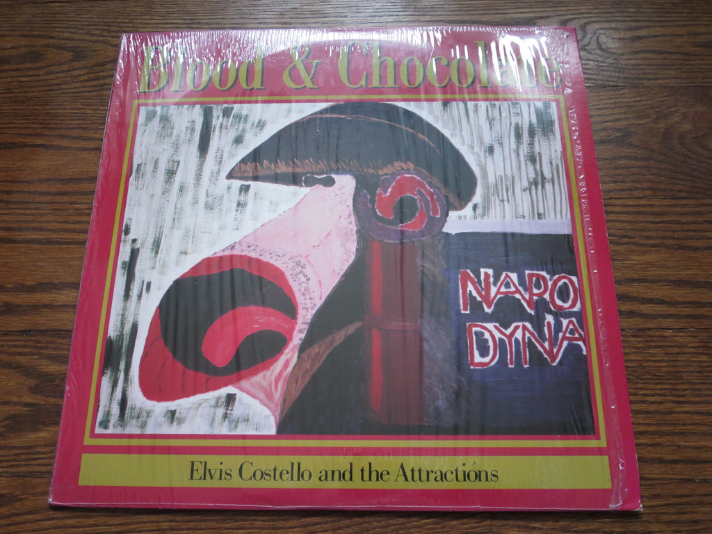 Elvis Costello & The Attractions - Blood & Chocolate - LP UK Vinyl Album Record Cover