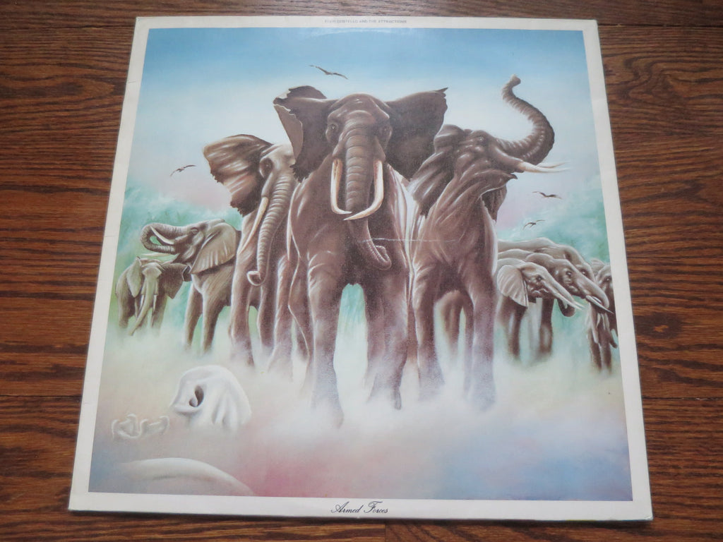Elvis Costello & The Attractions - Armed Forces (with 45 & postcards) - LP UK Vinyl Album Record Cover