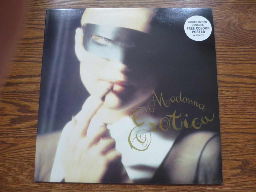 Madonna - Erotica 12" with poster - LP UK Vinyl Album Record Cover