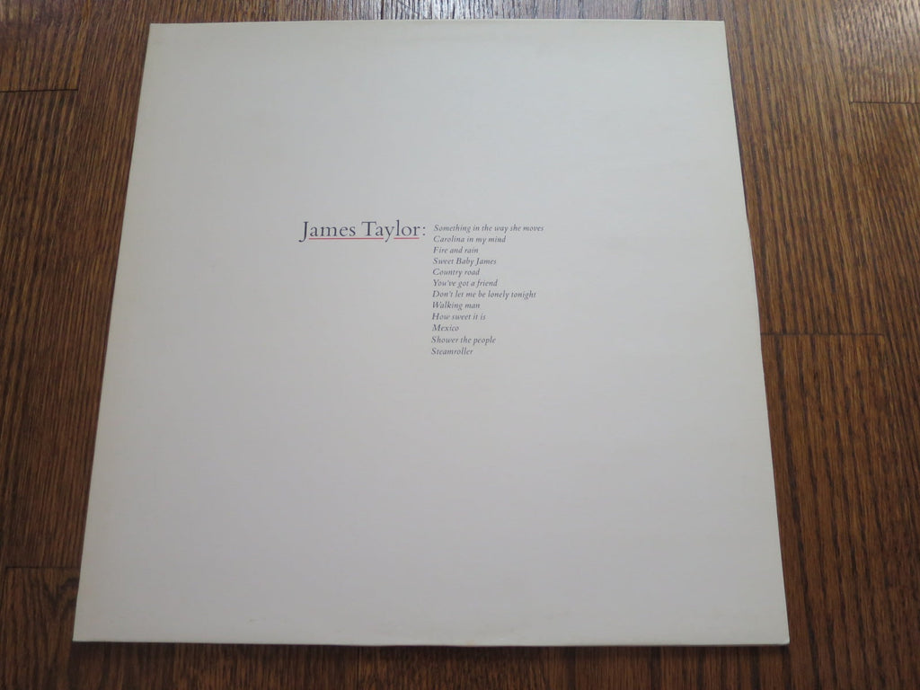 James Taylor - Greatest Hits 2two - LP UK Vinyl Album Record Cover