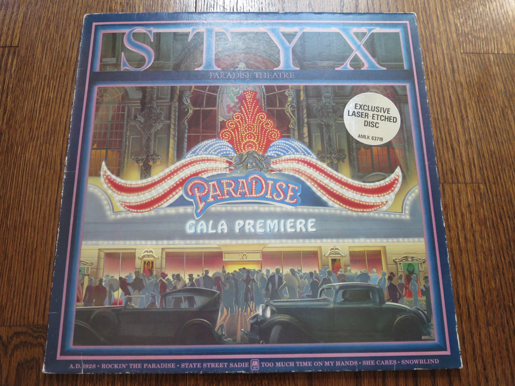 Styx - Paradise Theatre 2two - LP UK Vinyl Album Record Cover