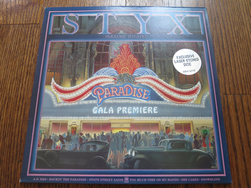 Styx - Paradise Theatre - LP UK Vinyl Album Record Cover