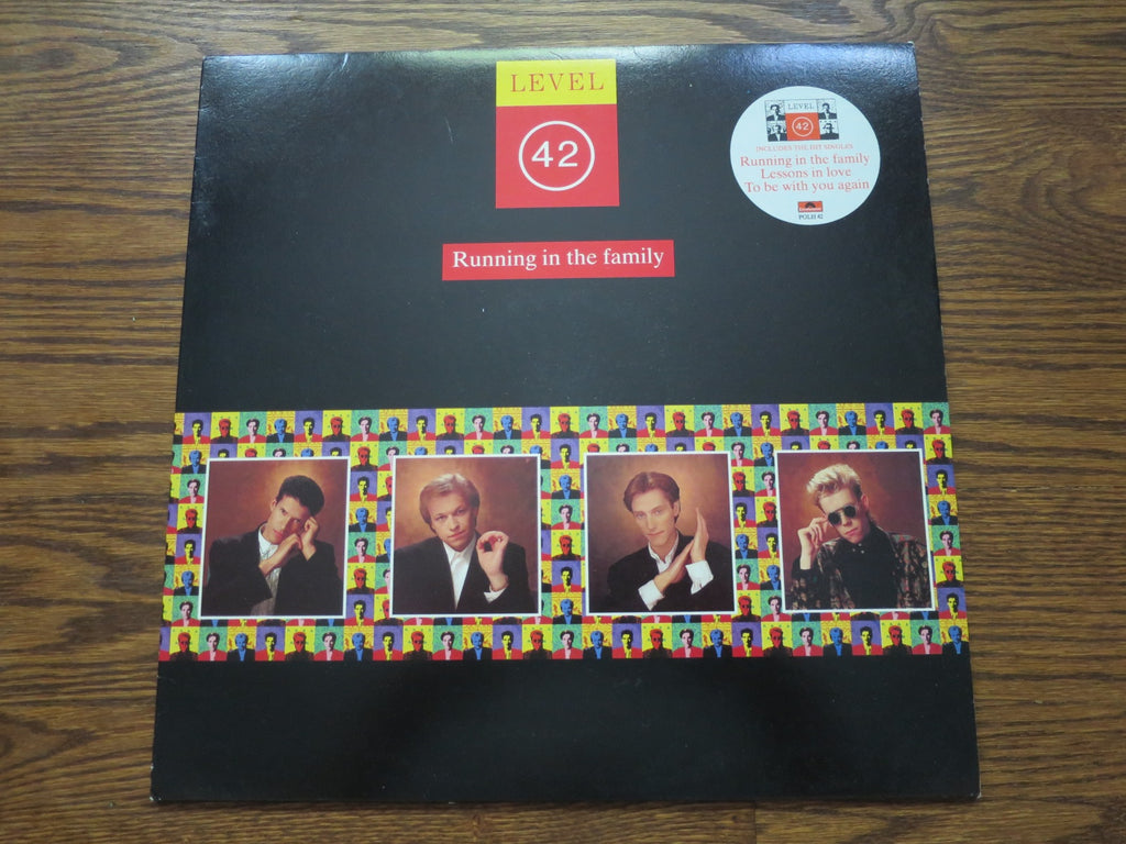 Level 42 - Running In The Family - LP UK Vinyl Album Record Cover