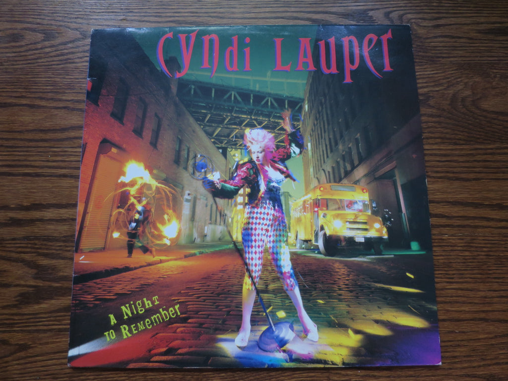 Cyndi Lauper - A Night To Remember - LP UK Vinyl Album Record Cover