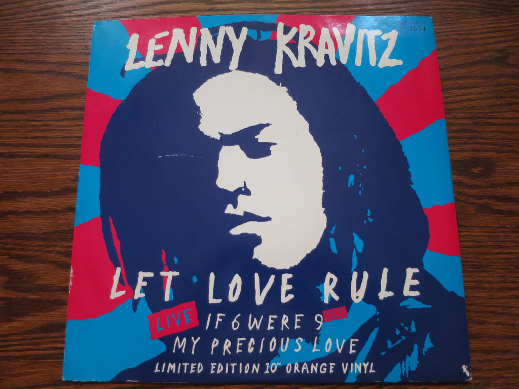 Lenny Kravitz - Let Love Rule orange 10" - LP UK Vinyl Album Record Cover