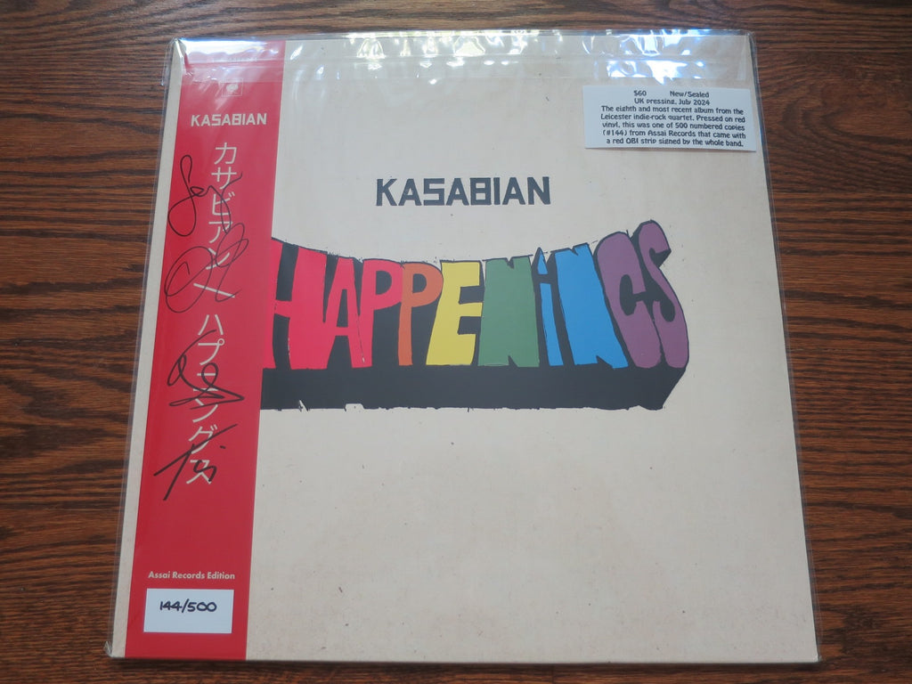 Kasabian - Happenings (signed) - LP UK Vinyl Album Record Cover