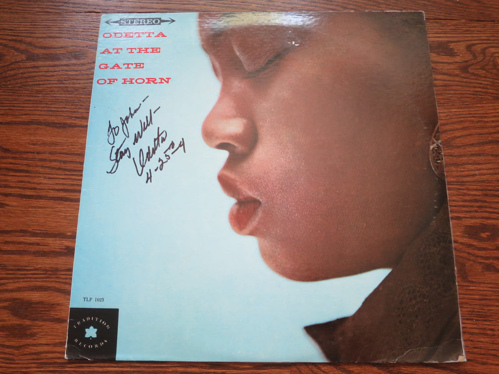 Odetta - Odetta At The Gate Of Horn (signed) - LP UK Vinyl Album Record Cover