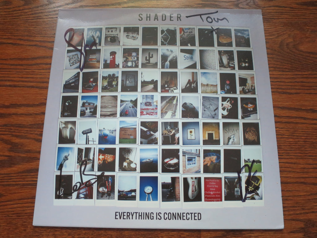 Shader - Everything Is Connected (signed) - LP UK Vinyl Album Record Cover