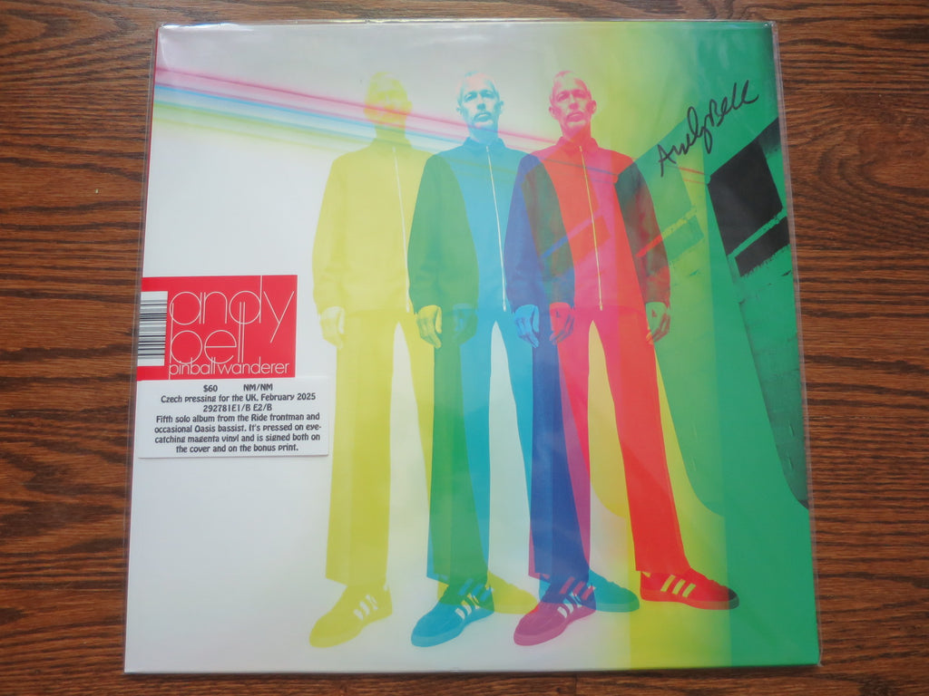 Andy Bell - Pinball Wanderer (signed) - LP UK Vinyl Album Record Cover