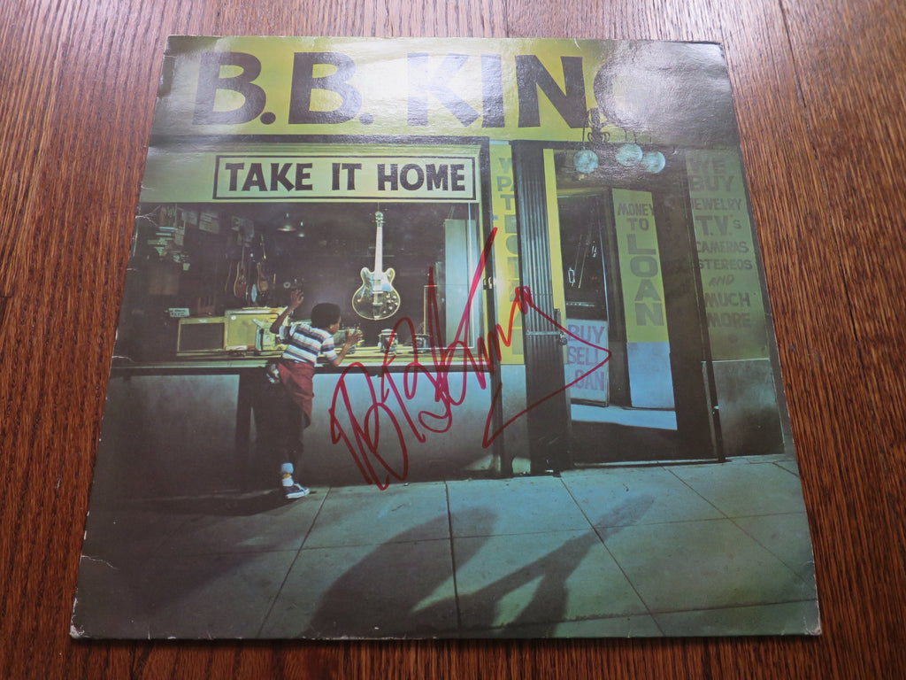 B.B. King - Take It Home (signed) - LP UK Vinyl Album Record Cover