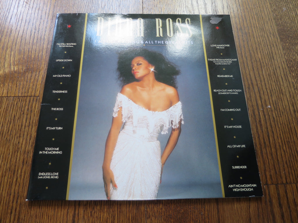 Diana Ross - I'm Still Waiting & All The Great Hits - LP UK Vinyl Album Record Cover