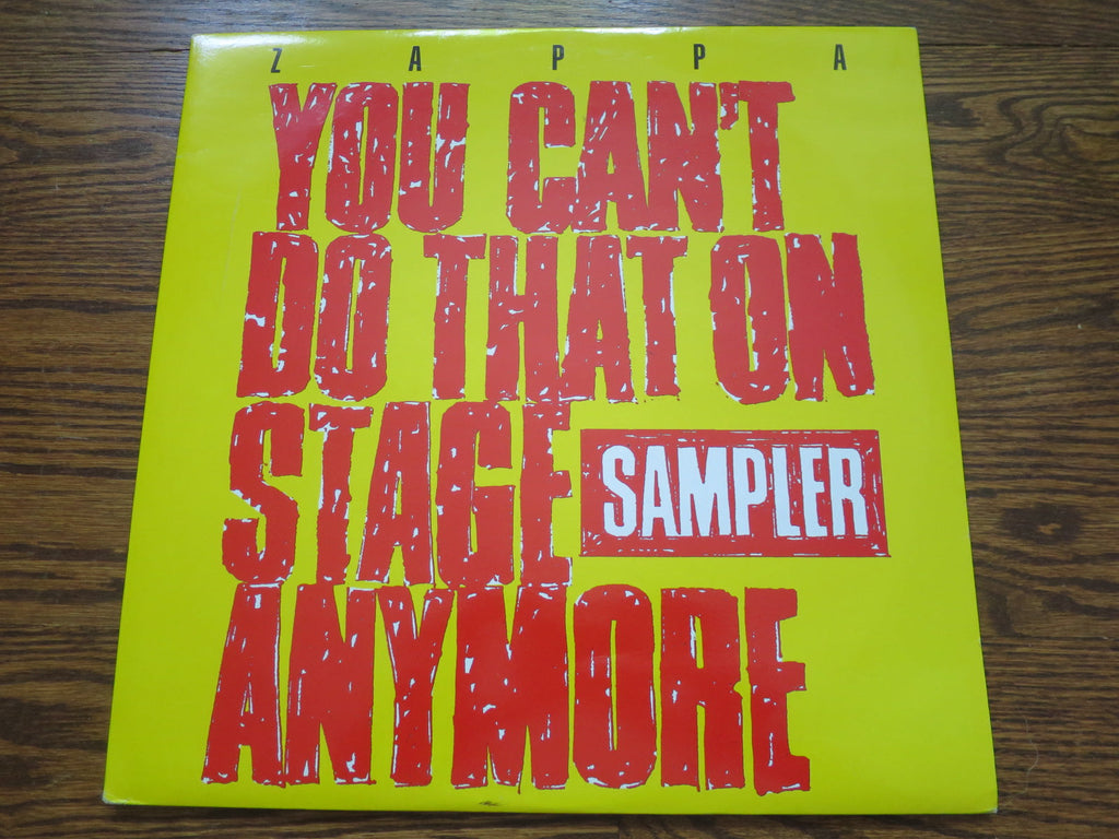 Frank Zappa - You Can't Do That On Stage Anymore Sampler - LP UK Vinyl Album Record Cover