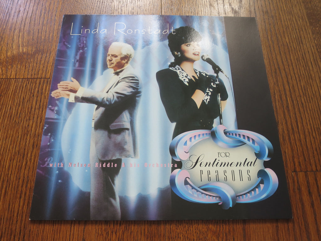Linda Ronstadt - For Sentimental Reasons - LP UK Vinyl Album Record Cover