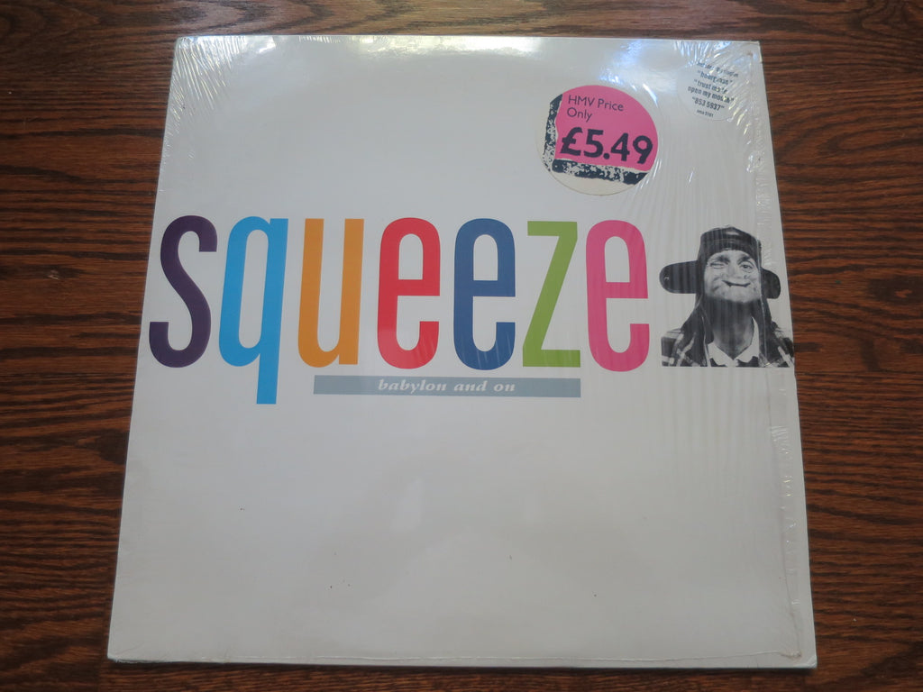 Squeeze - Babylon And On - LP UK Vinyl Album Record Cover