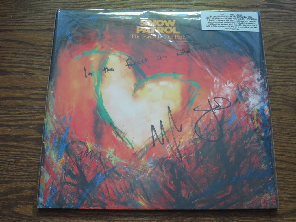 Snow Patrol - The Forest Is The Path (signed) - LP UK Vinyl Album Record Cover